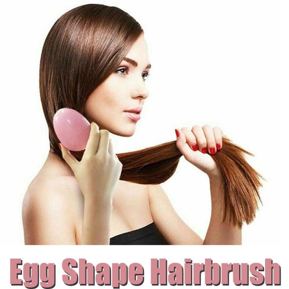 Hair Care Comb Massage Hairbrush Tangle Egg Shaped Detangling